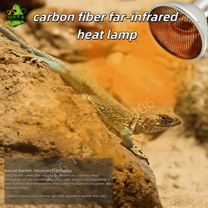 Lámpara <span class=keywords><strong>de</strong></span> Calor Infrarroja <span class=keywords><strong>de</strong></span> Fibra <span class=keywords><strong>de</strong></span> Carbono Duradera con Reflector, Calentador Infrarrojo Lejano con Funcionamiento Casi Invisible para Uso en Zoológicos/Tiendas <span class=keywords><strong>de</strong></span> <span class=keywords><strong>Mascotas</strong></span> - Product Image 4