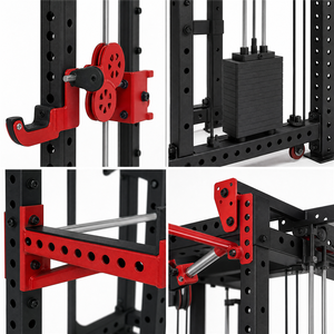 Máquina Smith con Carga de Placas, Rack de Carga Doble para Entrenamiento de Fuerza, Equipo de Gimnasio y Fitness - Product Image 5