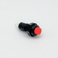Interrupteurs à bouton-poussoir rouge de haute qualité 10mm 12mm rond petit interrupteur à bouton-poussoir NO NC