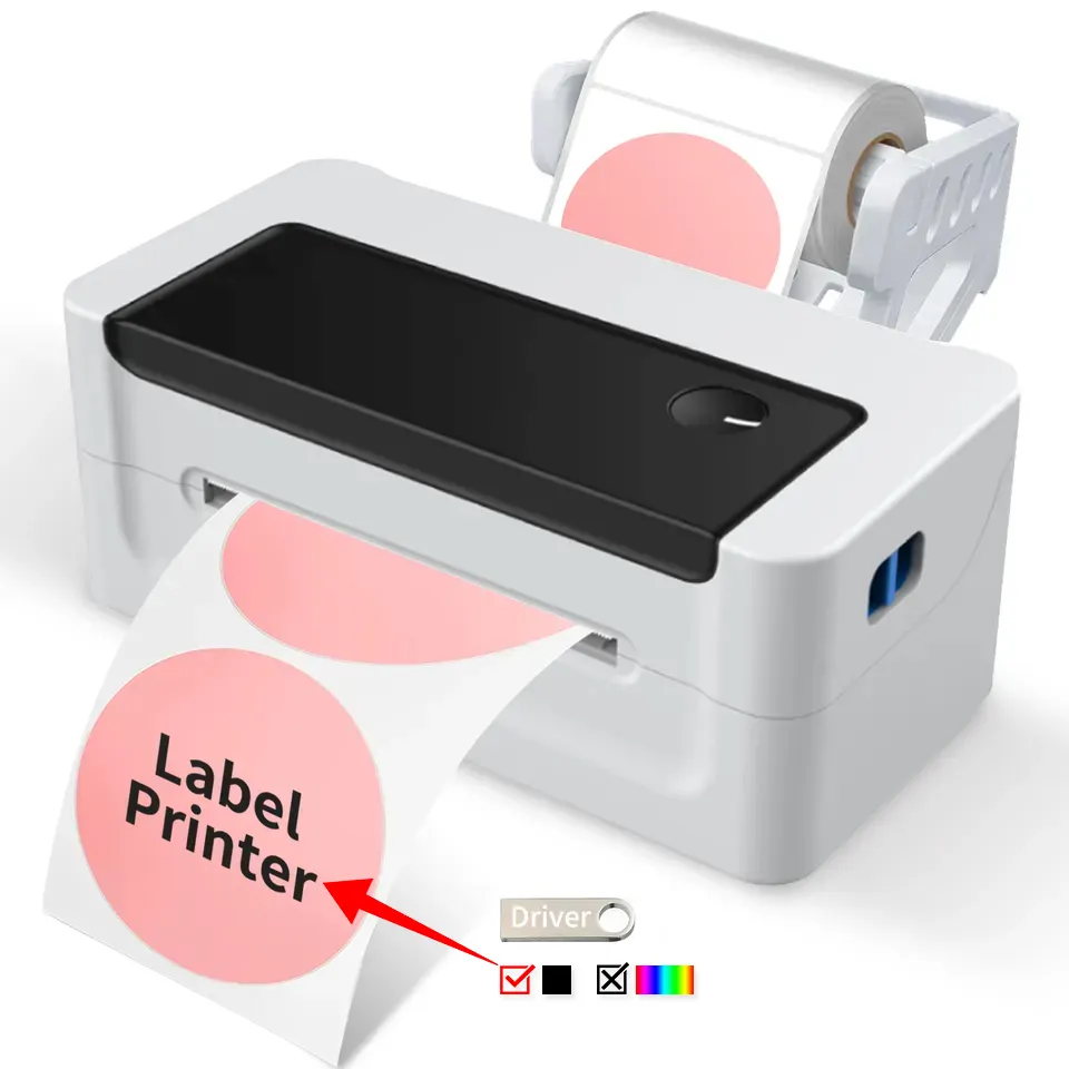 MHT-L1081 Desktop 4X6 thermal printer pengiriman stiker label printer mesin cetak label