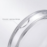 16-40mm étuis transparents porte-monnaie boîte de collecte de pièces de monnaie étui de stockage Capsules boîtes de protection conteneur