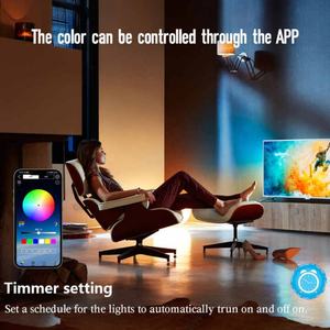 Bande lumineuse LED intelligente et flexible pour décoration de Noël, SMD5050 RGB 12V, bande lumineuse LED changeante de couleur pour chambre à coucher - Product Image 5