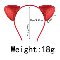 Vente en gros de bandeau à oreilles de chat mignon pour filles bandeau à paillettes pour anniversaire d'enfants accessoires pour cheveux bandeaux à paillettes