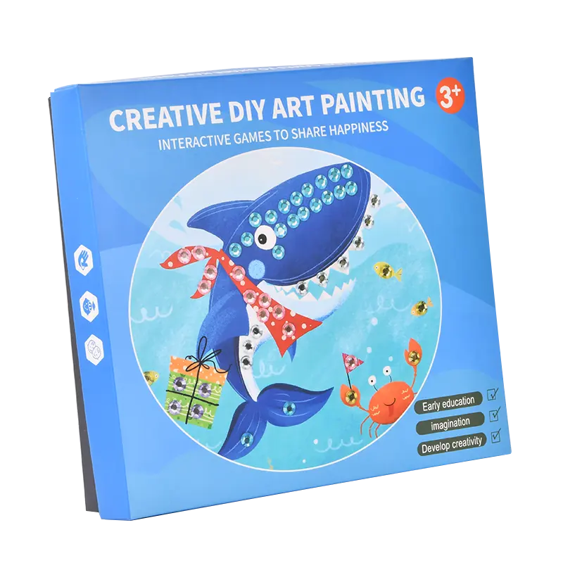 Детская художественная живопись «сделай сам», игрушки, материалы по методике Монтессори, креативная наклейка, развивающие игрушки для детей, забавное ремесло, рисование, настольные игры