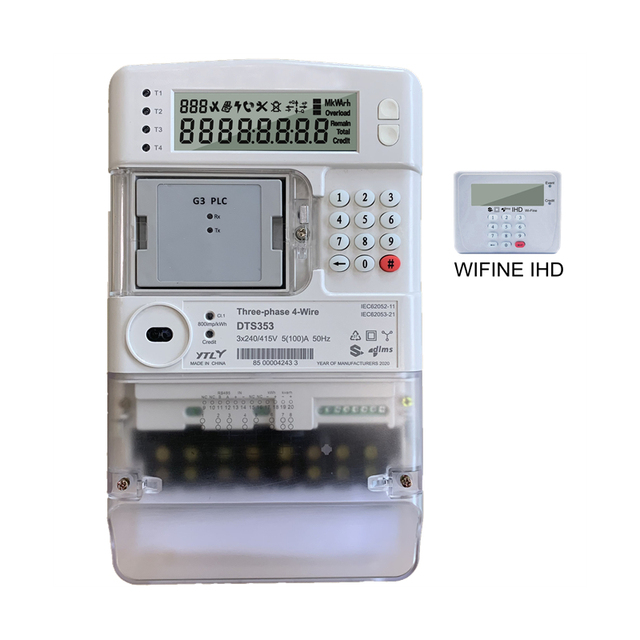 Three Phase Smart Energy Meter with Multi-tariff