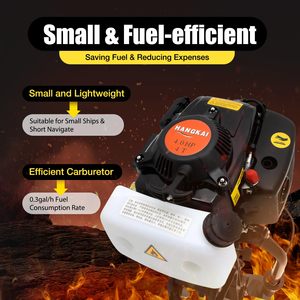Motor fuera de borda de <span class=keywords><strong>gasolina</strong></span> refrigerado por aire de 4 tiempos 4 HP 55cc para barco pequeño 1 L tanque de aire Motor fuera de borda de <span class=keywords><strong>gasolina</strong></span> - Product Image 2