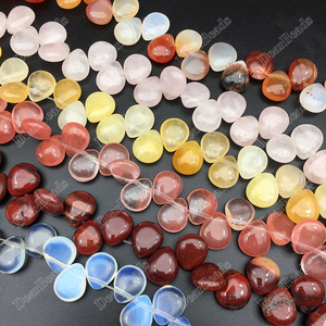 Đá Quý Tự Nhiên Hàng Đầu Khoan Teardrop Lỏng Hạt, <span class=keywords><strong>Agate</strong></span> Howlite Aventurine Turquoise Opalite Giọt Nước Để Làm Dây Chuyền - Product Image 2