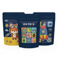Sachet refermable personnalisé imprimé, thermoscellable, pour emballage de jouets, en Mylar de qualité alimentaire