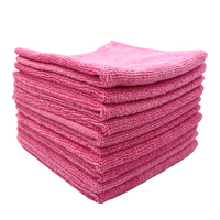 Serviette de séchage et de nettoyage pour voiture et cuisine, 80% polyester, 40x40cm, en microfibre de polyamide tricotée chaîne, écologique, pour polissage de véhicules, sans résidus