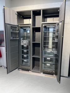 Baru 528L Built-in Perancis Side-by-Side kulkas Freezer-Free kompresor plastik energi efisien kebisingan rendah Hotel Rumah Tangga US - Product Image 2