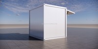 10ft Fast Food Mini Mobile Conteneur Café Bar Maisons Design Moderne En Plein Air Modifié Conteneur D'expédition Café Boutiques Pop-up Shop