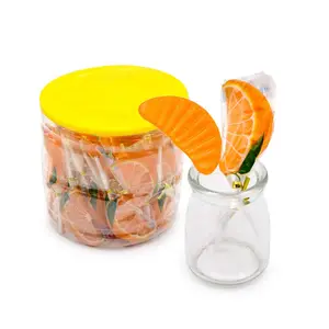 Forma de gelatina laranja pirulito
