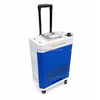 Machine de nettoyage au laser à impulsions JPT 100W 200W 300W 500W à refroidissement par air pour l'élimination des revêtements de meubles en bois