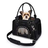 Sac de transport pour animaux de compagnie en nylon de qualité supérieure, écologique, avec roues, approuvé par les compagnies aériennes, pliable, imperméable, pour chat et chien, avec fermeture éclair, poussette, randonnée