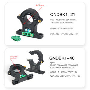 홀 전류 센서 QNDBK1-40 400A 500A 600A 800A 1000A 2000A 4 20mA 5V 10V DC 분할 코어 CT 변압기 홀 전류 변환기 - Product Image 4