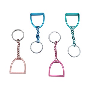 Porte-clés exquis en forme de mini étrier pour chevaux, mini porte-clés pour exposition équestre, cadeau - Product Image 1