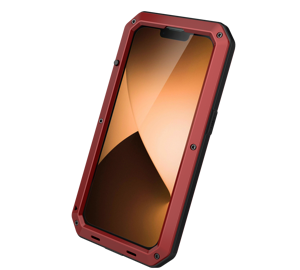 Étui en métal Tenchen robuste avec écran de protection complète du corps étanche antichoc étui de qualité robuste pour iPhone14 15 - Product Image 3