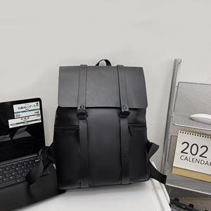 Sac à dos de voyage personnalisé, grande capacité, sac à dos en cuir PU, sac à dos pour hommes et femmes - Product Image 4