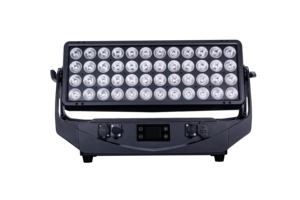 Projecteur LED mobile d'extérieur IP65 48x20W RGBW Ra80 CRI en aluminium, contrôle DMX512, culot E27, intensité variable, pour DJ et discothèque - Product Image 3