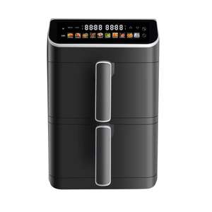 Cesta doble eléctrica <span class=keywords><strong>de</strong></span> 2025 <span class=keywords><strong>litros</strong></span>, pantalla LCD inteligente, <span class=keywords><strong>freidora</strong></span> <span class=keywords><strong>de</strong></span> <span class=keywords><strong>aire</strong></span> Digital <span class=keywords><strong>de</strong></span> plástico <span class=keywords><strong>de</strong></span> 11L para el hogar - Product Image 6