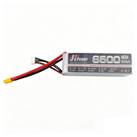 Batterie Lipo RC 6S 22.2V 6500mAh 75C, batterie au lithium polymère pour grand drone FPV, avion à aile fixe, voiture RC, bateau RC, CE FCC ROHS