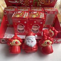 Boîte mystère de jouets squishy de Noël : Mug Père Noël, jouets souples à presser, cadeaux surprise pour enfants, vente en gros en vrac pour présentation