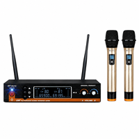 Mikrofon Nirkabel UHF Profesional JIN JUE UA-X3 Harga Pabrik, Ringan dan Portabel untuk Panggung, Karaoke, dan Pengajaran