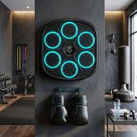 Cible de boxe musicale électronique murale pour entraînement à domicile et soulagement du stress