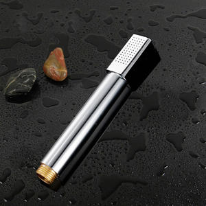 Pommeau de douche pressurisé portatif en cuivre et acier inoxydable pour salle de bain - Product Image 2