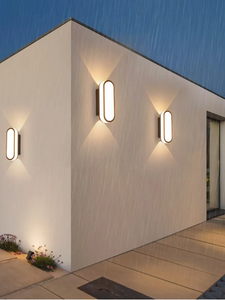 Nouvelle applique murale LED 7W 10W, étanche <span class=keywords><strong>IP65</strong></span>, en aluminium, forme <span class=keywords><strong>de</strong></span> pain, éclairage long haut/bas pour <span class=keywords><strong>salle</strong></span> <span class=keywords><strong>de</strong></span> <span class=keywords><strong>bain</strong></span>, utilisation hôtelière - Product Image 4
