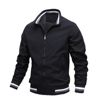 Blouson Bomber Homme Personnalisé Grande Taille – Vestes Décontractées Imperméables Légères Coupe-Vent pour Hommes