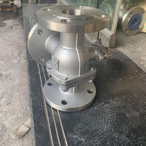 วาล์วบอลแบบมีหน้าแปลนชนิด LT ทำจากสแตนเลส 304 ขนาด DN150 ทนอุณหภูมิสูง รุ่น Q944F46 วาล์วบอลไฟฟ้าแบบสามทางชนิด L สำหรับไอน้ำ - Product Image 1