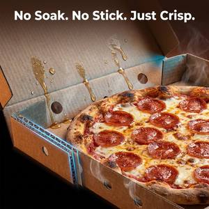 Boîte <span class=keywords><strong>à</strong></span> pizza en carton ondulé kraft personnalisée en gros avec logo, résistante <span class=keywords><strong>à</strong></span> la graisse, robuste, 12 et 14 pouces, boîte <span class=keywords><strong>à</strong></span> <span class=keywords><strong>emporter</strong></span> de qualité alimentaire - Product Image 2