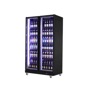 Réfrigérateur à boissons écologique en acier inoxydable à 4 portes grande capacité pour supermarchés et hôtels VNT- - Product Image 3