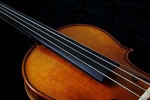 Violín A42 de tamaño completo hecho a mano para niños, adultos, principiantes, estudiantes intermedios y exámenes. Hecho de madera maciza. - Product Image 4