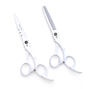 Ciseaux à cheveux professionnels en acier inoxydable lames tranchantes durables poignée ergonomique pour Salon barbier maison coupe de cheveux styliste outil <span class=keywords><strong>1010</strong></span> - Product Image 4