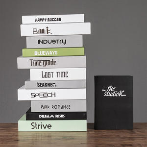 Nordique fait à la main personnalisé livre relié impression luxe décoratif Table basse <span class=keywords><strong>livres</strong></span> ensemble pliable Vogues décoration casier livre - Product Image 1