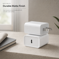 Pengisi Daya USB C 35W Kabel Tipe C ke Tipe C Pengisian Cepat Adaptor Kabel Nilon Terjalin Colokan EU UK US untuk Smartphone Tablet Laptop