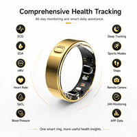 Anillos Inteligentes con Rastreador de Actividad, Anillo Inteligente para la Ansiedad, Anillo Inteligente Nórdico con Oxímetro de Pulso, ECG, EDA, IP68, Fabricantes de Anillos Inteligentes de Salud para Hombres