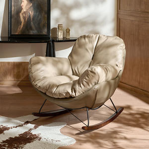 Sillón Reclinable de Diseño de Lujo, Estilo Italiano, Ligero y Elegante, para Sala de Estar, Balcón, Silla de Descanso Cómoda - Product Image 4