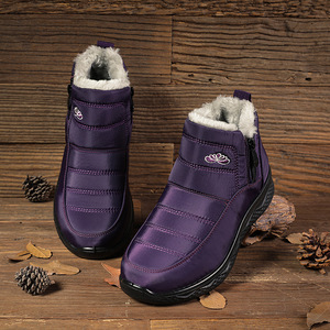 2026 nuovo KJ stivaletti invernali alla caviglia <span class=keywords><strong>Sneakers</strong></span> da esterno antiscivolo ultraleggero da <span class=keywords><strong>donna</strong></span> stivali da neve invernali - Product Image 4