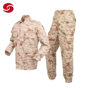 Kuwait Desert Digital Camo Tactical Long Sleeve Uniform for Man