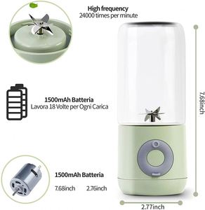 Nouvelle machine à jus multifonctionnelle chinoise en plastique durable et résistant à l'usure, capable de presser les fruits à grande vitesse - Product Image 3