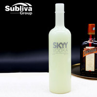 Bouteille de lin fluorescente Vodka 750ml, 10 ml
