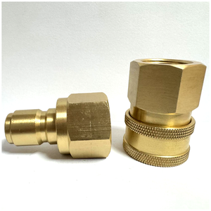 Raccords rapides de 1/4 pouces <span class=keywords><strong>en</strong></span> laiton massif filetage de <span class=keywords><strong>tuyau</strong></span> d'<span class=keywords><strong>arrosage</strong></span> adaptateur de nettoyeur haute pression <span class=keywords><strong>raccord</strong></span> de <span class=keywords><strong>tuyau</strong></span> de nettoyeur haute pression <span class=keywords><strong>pour</strong></span> <span class=keywords><strong>tuyau</strong></span> - Product Image 2