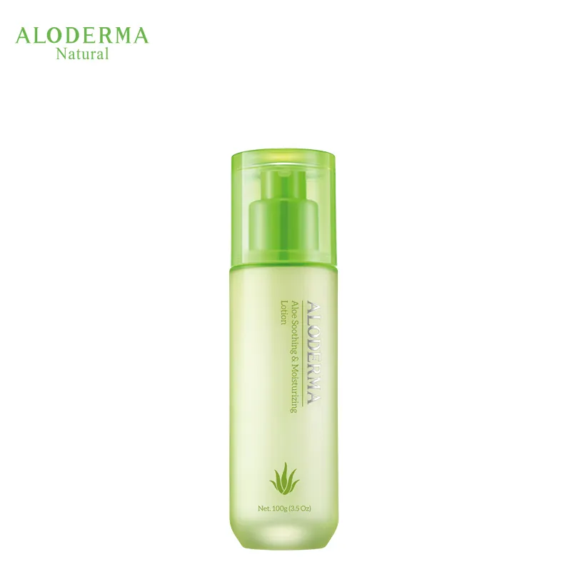 Loción hidratante y calmante para el rostro, loción hidratante de Aloe orgánico profunda de 100g (3,5 Oz), loción hidratante para la piel hidratante