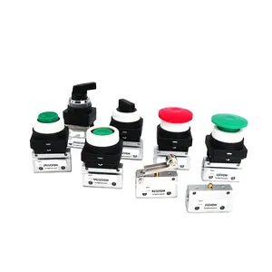 MOV Series 1/8'' PT Roller/Push Button/Switch Air Pneumatic Mechanical Control Valve pneumatic control valve