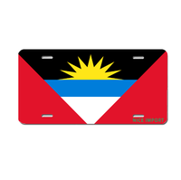 Plaques d'immatriculation personnalisées avec drapeau de la Dominique, plaque d'immatriculation nationale personnalisée, souvenir de pays, cadeau, plaque décorative
