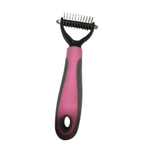 <b>Pet</b> Dog Hair Removal Comb Stainless Steel Multifunctional Detangling Grooming Tool - Product Image 2