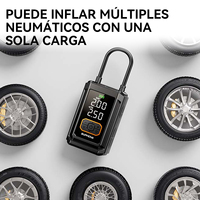 Nouveau gonfleur de pneu de voiture sans fil portable pour pneus de vélo de voiture et de moto facile à utiliser et à transporter
